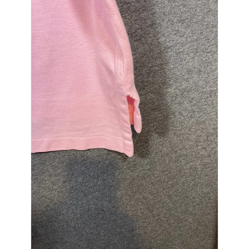Polo Ralph Lauren Mens 2XLT Tall Pink Short Sleeve Pique Cotton Polo Shirt Logo